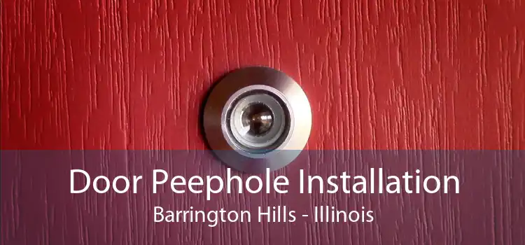 Door Peephole Installation Barrington Hills - Illinois