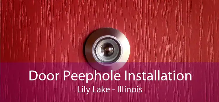 Door Peephole Installation Lily Lake - Illinois