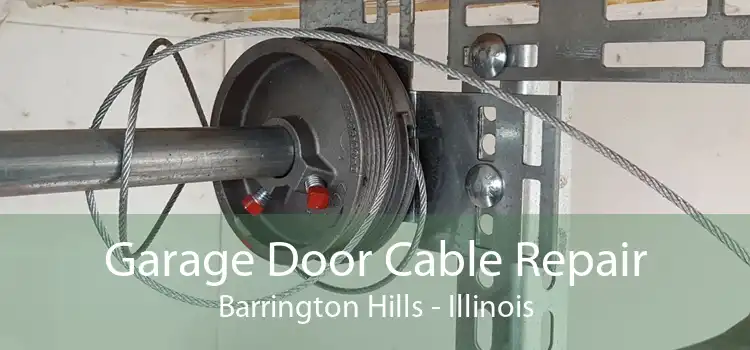 Garage Door Cable Repair Barrington Hills - Illinois