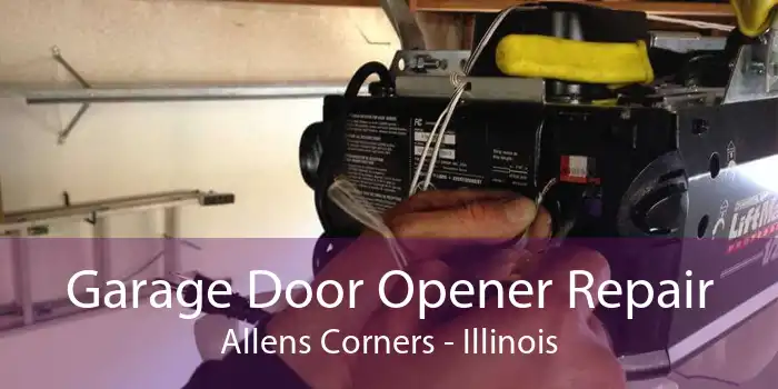 Garage Door Opener Repair Allens Corners - Illinois