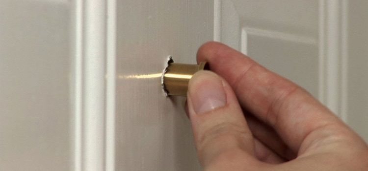 peephole door repair in Elgin, Illinois